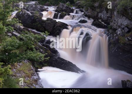 Cascate di Rogie, Highlands scozzesi Foto Stock