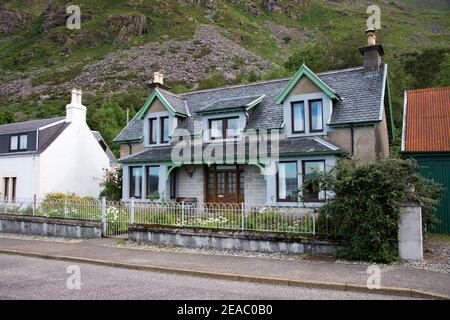 Casa di campagna nelle Highlands scozzesi Foto Stock