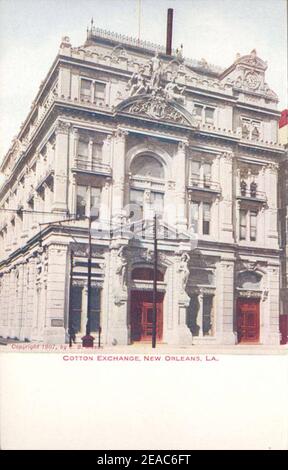 New Orleans LA - Borsa del cotone Foto Stock