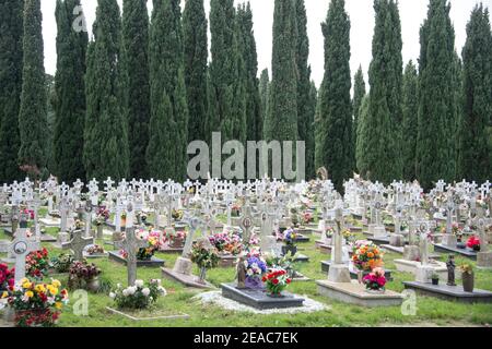 Isola del cimitero di San Michele, Venezia Foto Stock