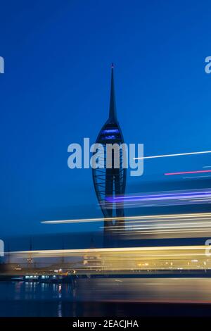 Inghilterra, Hampshire, Portsmouth, Spinnaker Tower Foto Stock