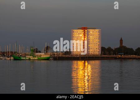 Inghilterra, Hampshire, Portsmouth, Gosport Skyline Foto Stock