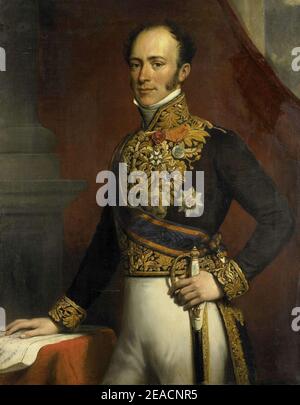 Nicolaas Pieneman - Jan Jacob Rochussen (1797-1871). Gouverneur-generaal (1845-51) - SK-A-3802 - Foto Stock