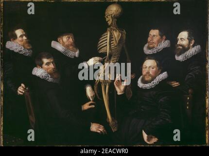 Nicolaes Eliasz. Pickenoy la lezione di Osteologia del Dr. Sebastiaen Egbertsz. Foto Stock