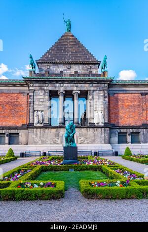 Carlsberg glyptotek a Copenhagen, Danimarca. Foto Stock