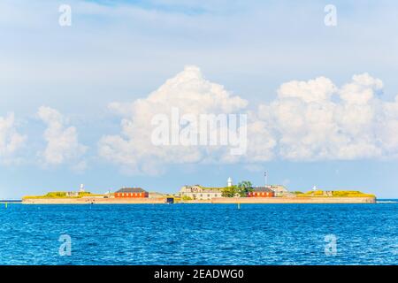 Vista sul forte di Trekron a Copenhagen Foto Stock