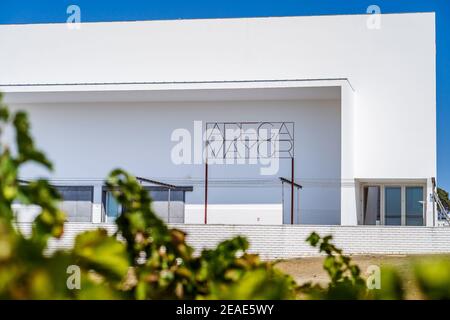 7 ottobre 2020 - campo Maior, Portogallo: Casa vinicola chiamata Adega Mayor ad Alentejo Foto Stock