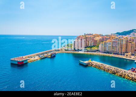 Port de Fontvieille a Monaco Foto Stock