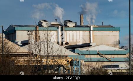 Aldwarke Steel Plant Continuous Boom Caster, Rotherham, SouthYorkshire. Foto Stock