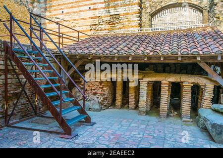 Thermes de Constantine - un bagno romano ad Arles, Francia Foto Stock