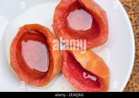 Cucina cubana: Deliziose conchiglie guava fatte in casa Foto Stock