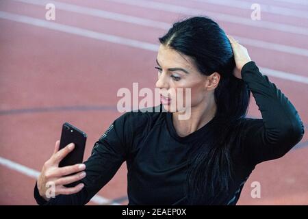 2021 02 06. Dovilė Kilty - è un atleta lituano di pista e campo, che compete come lungo e triplo jumper. Foto Stock