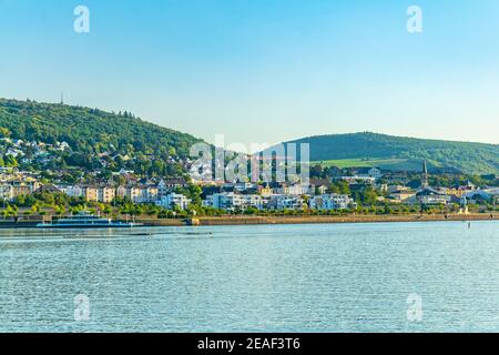 Bingen am Rhein città in Germania Foto Stock