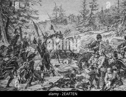 bataille de hohenlinden, 1792-1804, histoire de france par henri martin, editeur furne 1850 Foto Stock