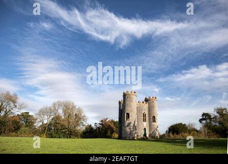 La follia gotica del castello di Blaise vicino a Henbury a Bristol REGNO UNITO Foto Stock