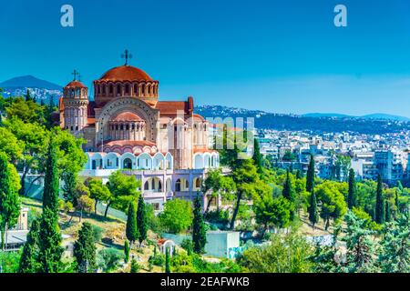 San Paolo nella cattedrale di Salonicco, Grecia Foto Stock