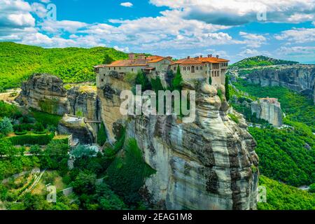 Monastero di Varlaam a Meteora, Grecia Foto Stock