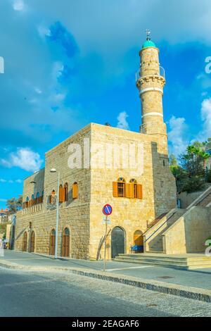 Moschea al Bahr a Jaffa, Tel Aviv, Israele Foto Stock