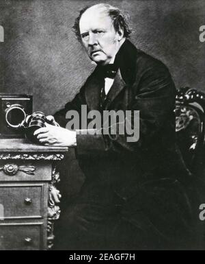 William Henry Fox Talbot, (1800 – 1877) scienziato, inventore e pioniere della fotografia inglese Foto Stock