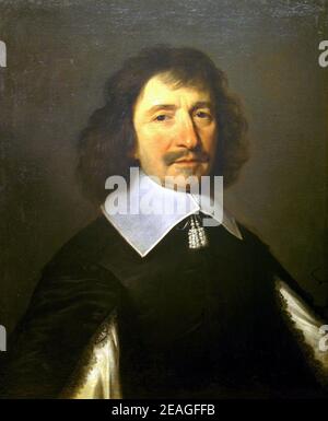 Vincent Voiture (1597 – 1648), poeta e scrittore francese. Dipinto di Vincent Voiture di Philippe de Champaigne Foto Stock