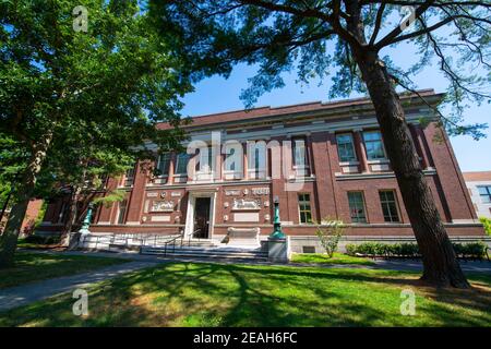 Robinson Hall in Old Harvard Yard nella Harvard University nella città di Cambridge, Massachusetts, Massachusetts, Stati Uniti. Questa sala è il dipartimento di architettura a ha Foto Stock