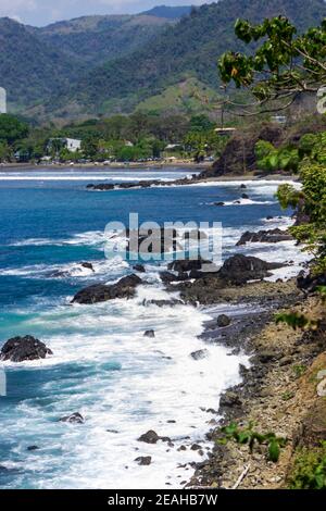 Jaco Beach a Jaco, Costa Rica. Foto Stock