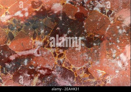 Primo piano di marmo naturale pietra astratta trama sfondo Foto Stock