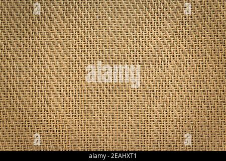 Altoparlante in tessuto mesh marrone dettaglio dell'amplificatore. Foto Stock