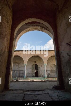 Vecchia caravanserraga, Tripolitania, Tripoli, Libia Foto Stock