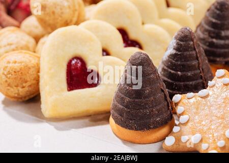 biscotti cechi di natale tradizionali fatti in casa Foto Stock