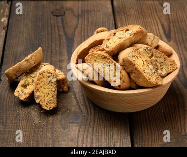 pezzi di biscotti italiani di natale cotti al forno Foto Stock