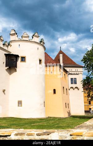 Il castello di Kezmarok towny, Slovacchia Foto Stock