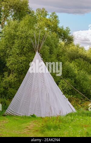 Yurt campana tenda teepee wigwam Foto Stock