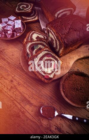 Pane dolce vortice Foto Stock