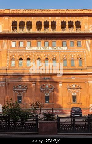 Maharaj Sawai Mansingh municipio, Jaipur, Rajasthan, India. Foto Stock