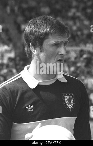 File photo datato 09-09-1980 di on International Duty for Wales portiere dai Davies. Data di emissione: Mercoledì 10 febbraio 2021. Foto Stock