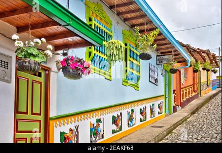 Guatapé, Antioquia, Colombia Foto Stock