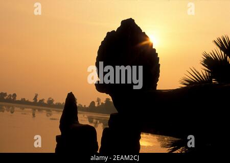 Cambogia Siem Reap ANGKOR MEBON ORIENTALE Foto Stock