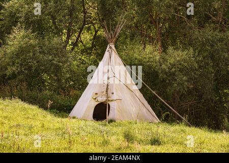 Yurt campana tenda teepee wigwam Foto Stock