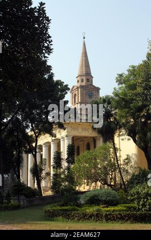 Chiesa di San Giovanni nel distretto BBD Bagh di Kolkata, India Foto Stock