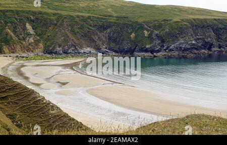 Wild Atlantic Way Malin Beg Silver Beach Foto Stock