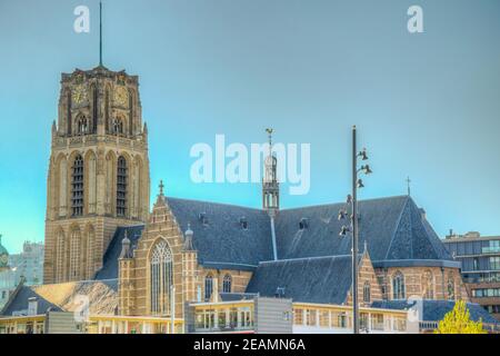 Laurenskerk a Rotterdam, Paesi Bassi Foto Stock