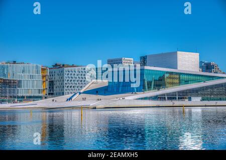 Opera House di Oslo, Norvegia Foto Stock