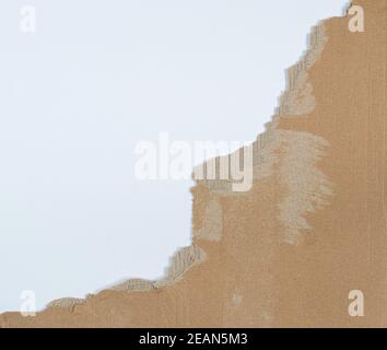 cartone strappato Foto Stock