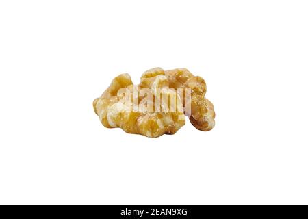Noci comuni isolati su sfondo bianco Foto Stock