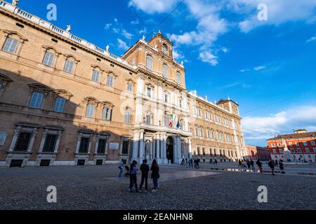 Palazzo Ducale, Modena, Emilia-Romagna, Italia, Europa Foto Stock