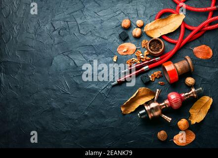 Shisha con noce Foto Stock