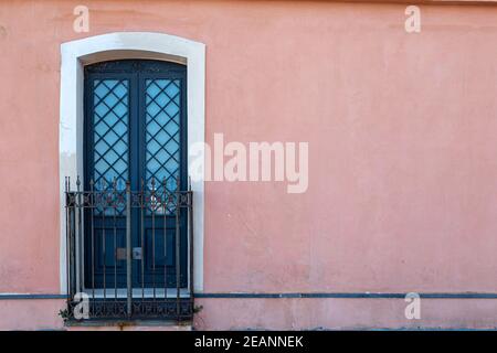 Ferro battuto porta Foto Stock
