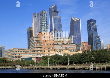 Hudson Yards, Starrett-Lehigh Building, Hudson River Park, Manhattan, New York City, New York, Stati Uniti d'America, Nord America Foto Stock