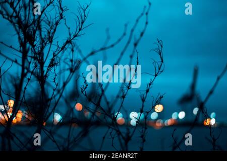 Abstract Hamburg Harbour Foto Stock